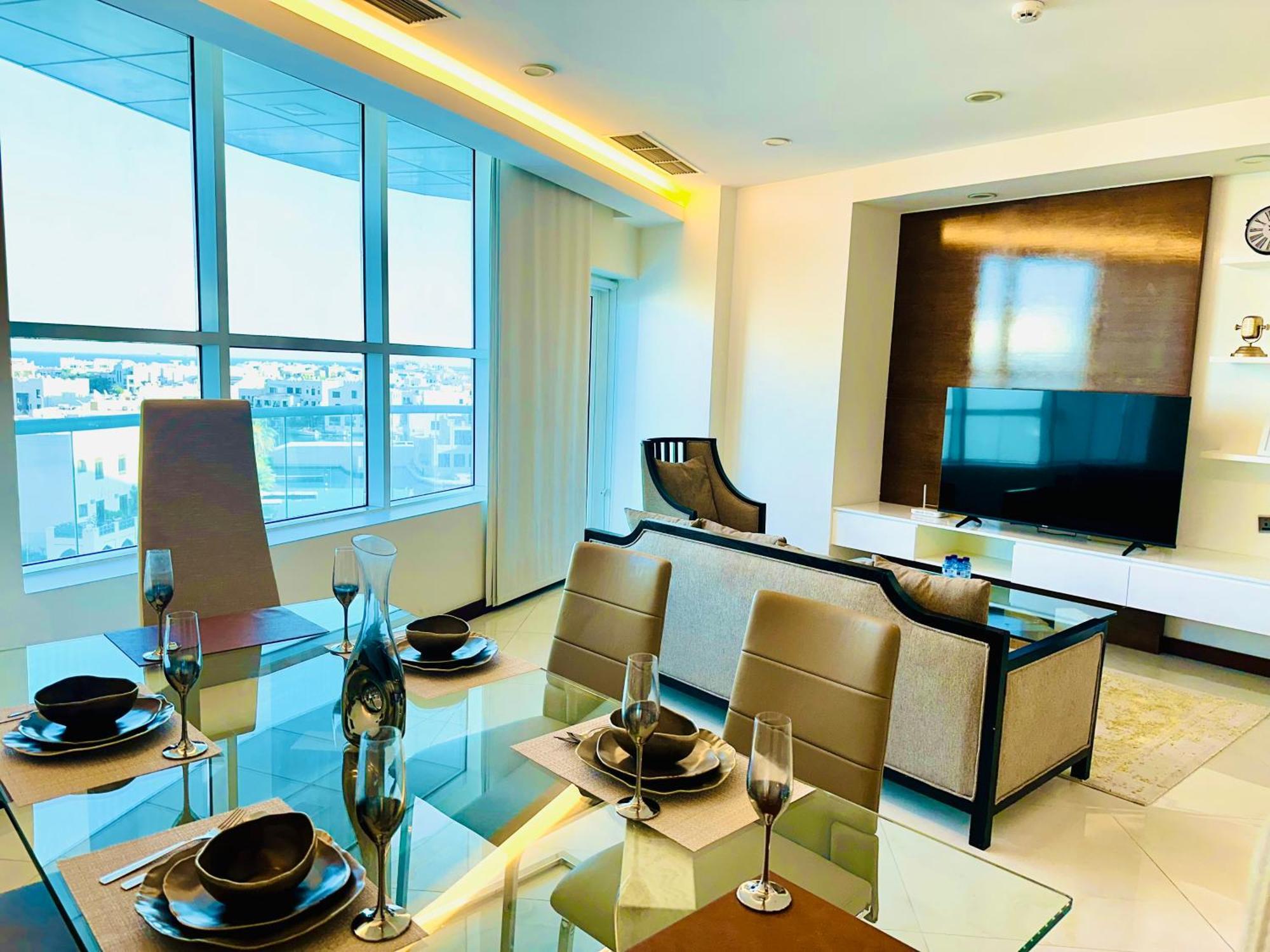 Saxophone Suites Al Al Muharraq Exterior foto