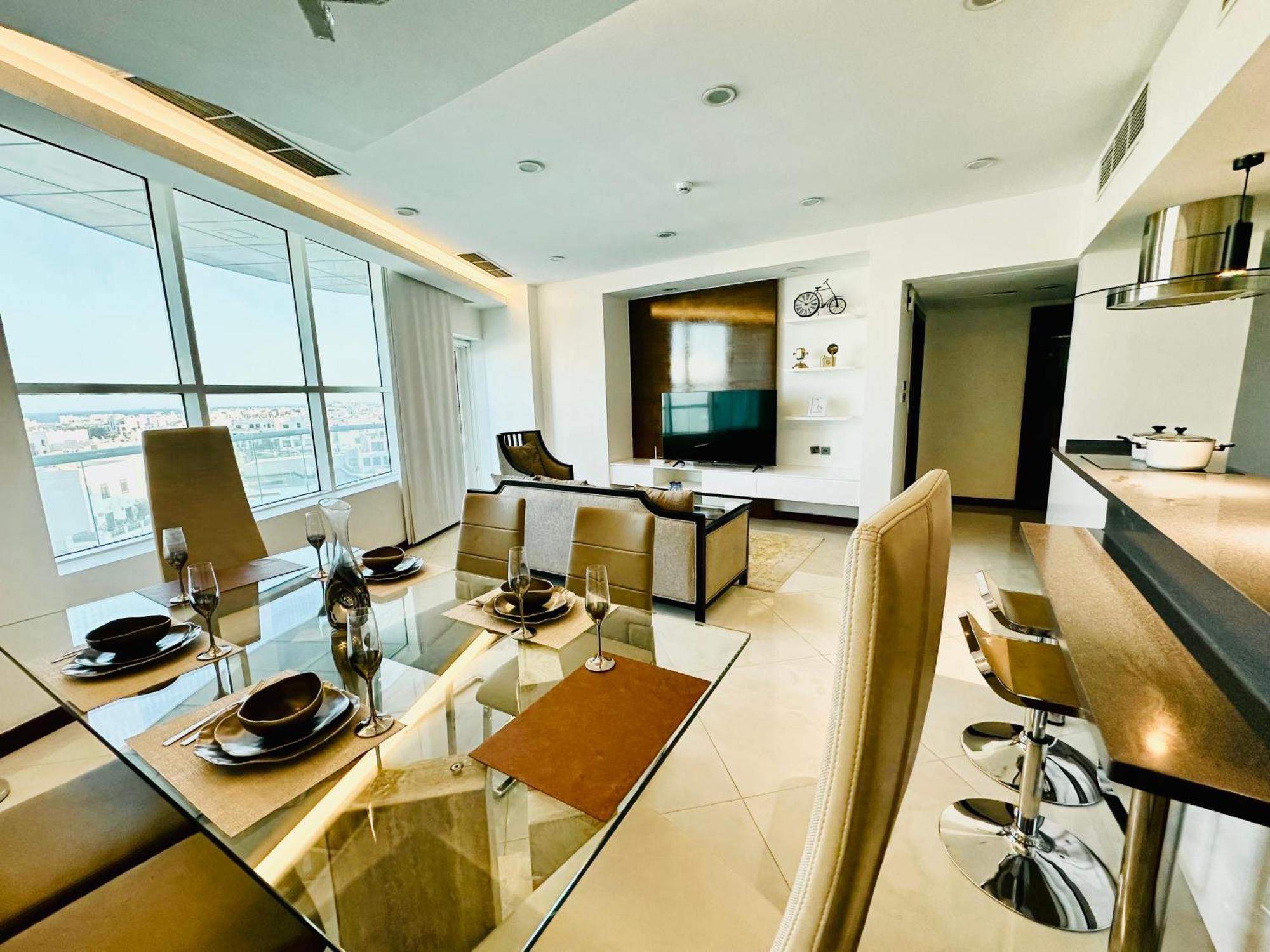 Saxophone Suites Al Al Muharraq Exterior foto